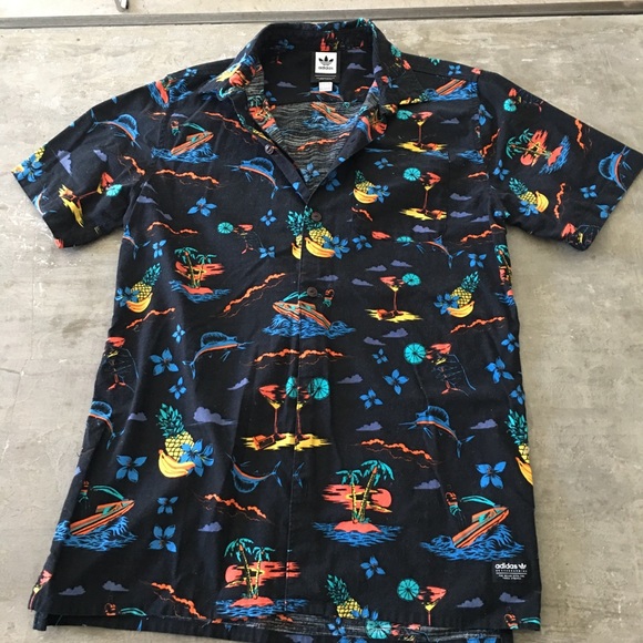 adidas Shirts | Adidas Hawaiian Shirt 